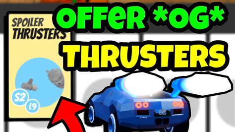 thrusters spoiler jailbreak  In this world, the choice is yours